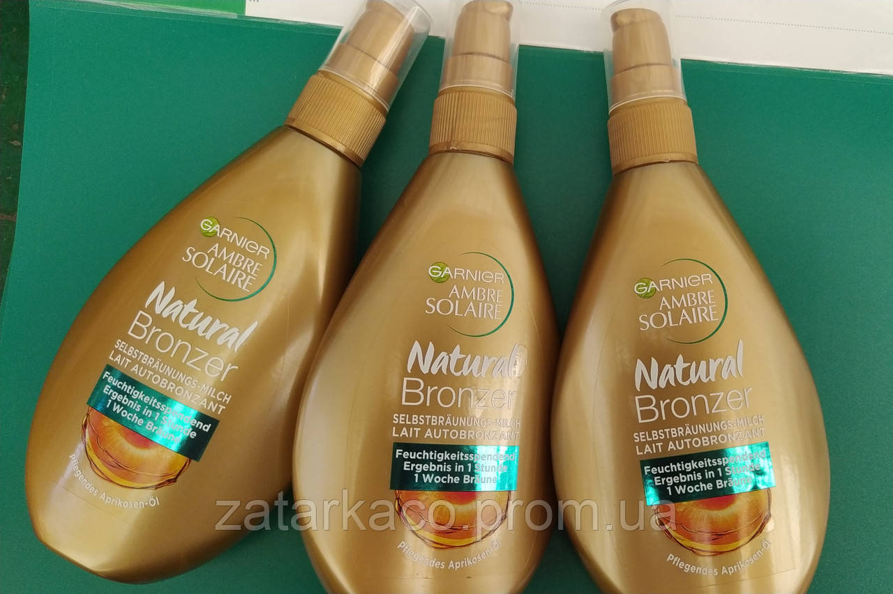 Автозагар для Лица и Тела Молочко Гараньер Garnier Ambre Solaire Ровный ...