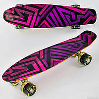 Скейт F 5490 Best Board, дошка = 55см, колеса PU, світло, d = 6см