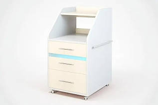 Стоматологічний візок з УФ лампою з ящиками комод косметологічний візок стоматолога косметолога Vm-930