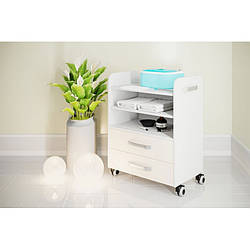 Тумба-візок для педикюру етажерка візок для манікюру столик косметолога для салону краси Comfort 2