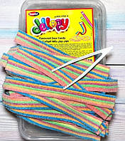 1500 грамм Фруктовые мармеладные ленты Jellopy - желейки Джеллопи "ленточки", жевательные конфеты Упаковка