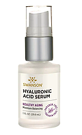 Гиалуроновая сыворотка для кожи от Swanson, Hyaluronic Acid Serum, 29.6мл