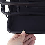 Сушарка для посуду Kamille 57,5х35х27,5 см з алюмінію з піддоном KM-0750, фото 7