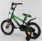 Велосипед Corso ST-16312 діаметр коліс 16", сталева рама, сталеві протиударні диски з посиленою спицею, фото 2