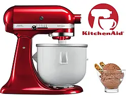 Чаша для приготування морозива KitchenAid 5KICA0WH для планетарного міксера KitchenAid, морозивниця Kitchen