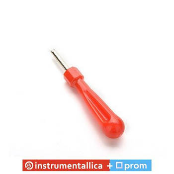 Викрутка для золотників одностороння червона