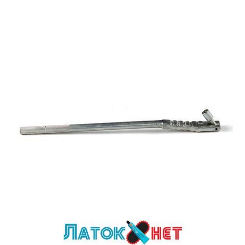 Ключ для зняття та встановлення безкамерних вентилів із вигином комбінир. VT04 метал, фото 1