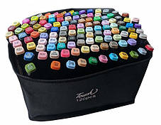 Маркери для малювання Набір скетч-маркерів 120 шт для малювання двосторонніх touch, фото 2