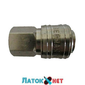 Швидкорознімне з'єднання мама з внутрішньою різзю 3/8 (сталь)