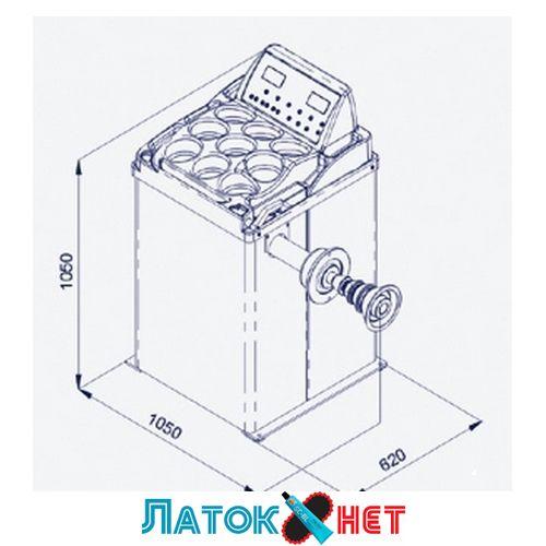 Балансировочный стенд 220V CB910GBS Bright - фото 2 - id-p561153048