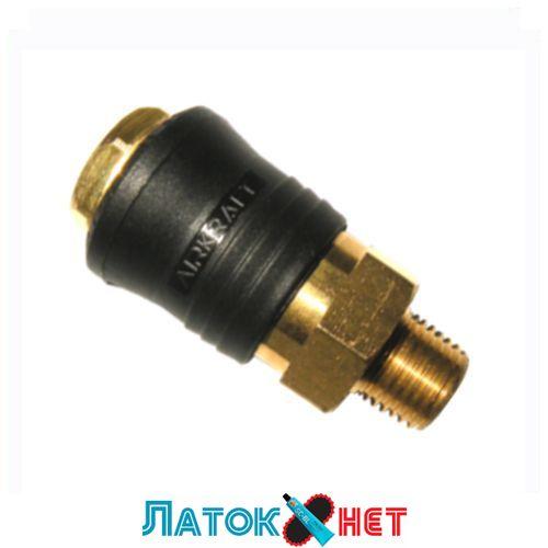 Швидкорознімне з'єднання мама із зовнішньою різзю 1/4 SE6-2SM Airkraft Італія, фото 1