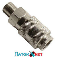 Быстроразъемное соединение с наружной резьбой 3/8 PT-1808 Intertool