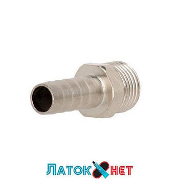 Перехідник зовнішня різь 1/2 — ялинка на шланг 12 мм PT-1842 Intertool