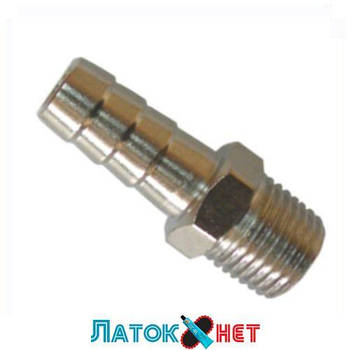 Перехідник зовнішня різь 1/4 — ялинка на шланг 6 мм SMH04/04 Airkraft