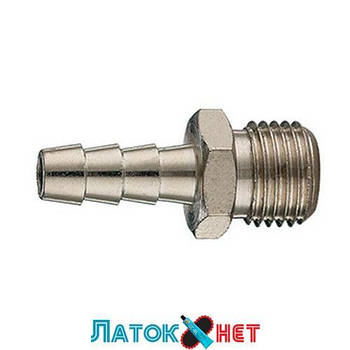 Перехідник різь зовнішня 1/2 ялинка під шланг 14 мм AS010414 Ani