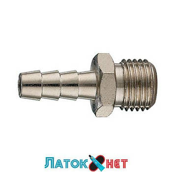 Перехідник різь зовнішня 3/8 ялинка під шланг 9 мм AS010410 Ani