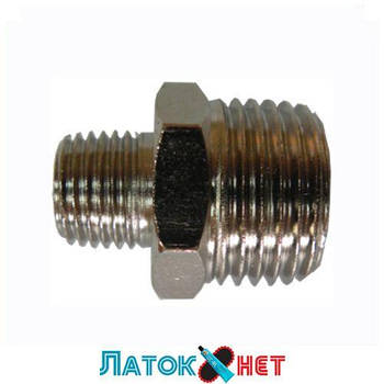 Перехідник зовнішня різь 1/4 зовнішня різь 1/2 SMM08/04 Airkraft
