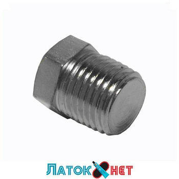 Фітинг заглушка із зовнішньою різзю 1/4 PT-1870 Intertool