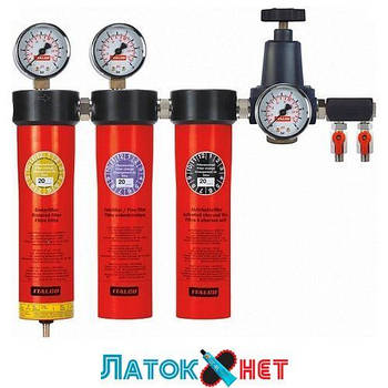 Блок підготовки повітря професійний 3 щаблі AC6003 Italco