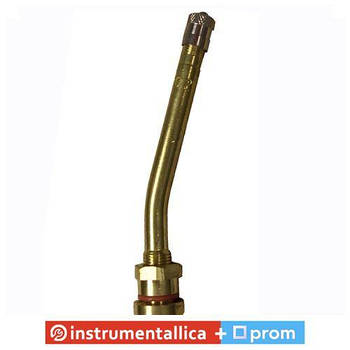 Вентиль безкамерний для вантажних автомобілів V3-20-2 посадка 9,7 мм 30х60 мм кут 17° довжина 90 мм