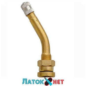 Вентиль безкамерний для вантажних автомобілів V3-20-5 посадка 9,7 мм 30х40 мм кут 27° довжина 70 мм