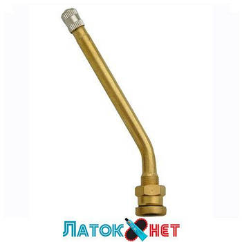 Вентиль безкамерний для вантажних автомобілів V3-20-6 посадка 9,7 мм 25х90 мм кут 27° довжина 115 мм