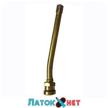 Вентиль безкамерний для вантажних автомобілів V3-20-8 посадка 9,7 мм 29х90 мм кут 12° довжина 119 мм