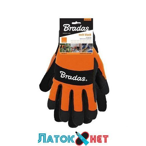 Рукавички робочі TECH BLACK розмір 9 RWTBC9 Bradas