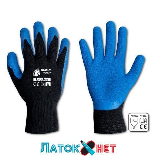 Рукавиці захисні Huzar Winter латекс розмір 11 RWHW11 Bradas