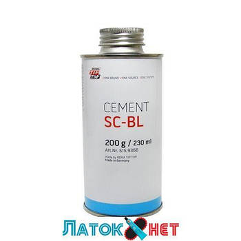 Спеціальний цемент BL 200 г клей для ремонту камер і шин 230 мл Tip top Німеччина постачається без пензлика