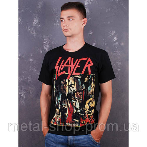 Футболка Slayer - Reign In Blood чорна, Размер XL, цена 325 грн — Prom ...