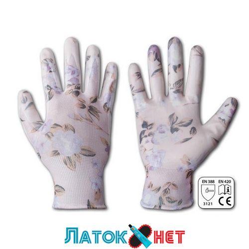 Рукавички захисні Nitrox Flowers нітрил розмір 6 RWNF6 Bradas