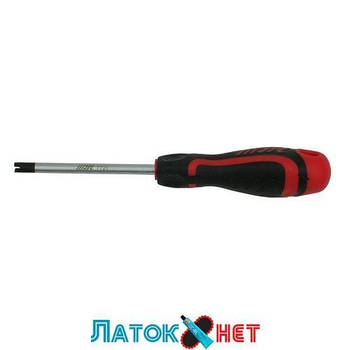 Викрутка для золотників червоно-чорна довжина робочої частини 60 мм 7721 JTC