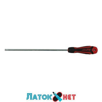 Викрутка для золотників подовжена червоно-чорна довжина робочої частини 160 мм 7721L JTC