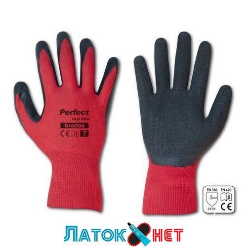 Рукавички захисні Perfect Grip Red латекс розмір 11 RWPGRD11 Bradas
