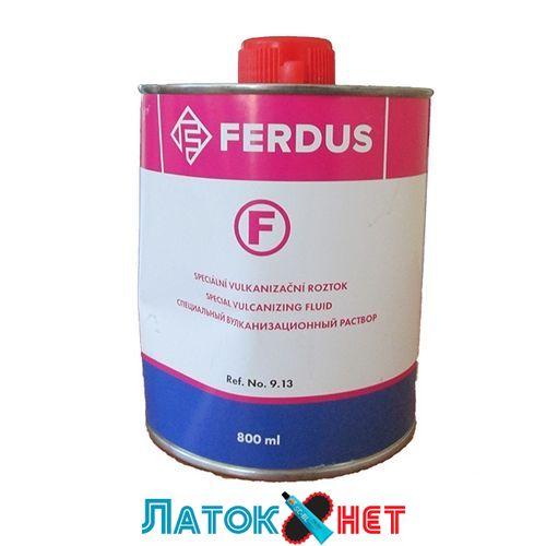 Вулканізаційна рідина F 800 мл для ремонту камер і шин Ferdus Чехія банка без пензля, фото 1