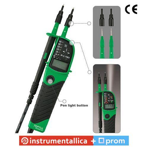 Тестер напруги мультифункціональний із цифровим дисплеєм 12-690 V AC/DC EAAA0169 Toptul