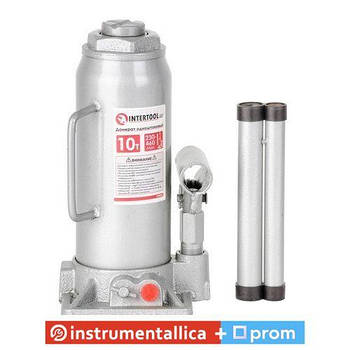 Домкрат пляшковий одноштоковий 10 т GT0025 Intertool