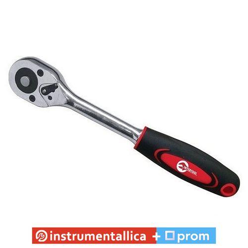 Ручка з храповим механізмом на 45 зубів 1/2 (Проф) Cr-v HT-2119 Intertool