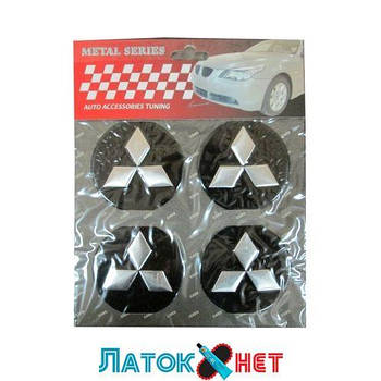 Емблеми на ковпаки Mitsubishi ціна за 4 шт