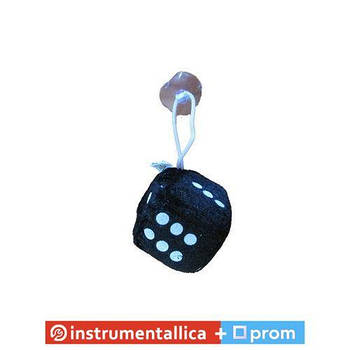 Іграшка Кубик на присоску 4,5 см чорний