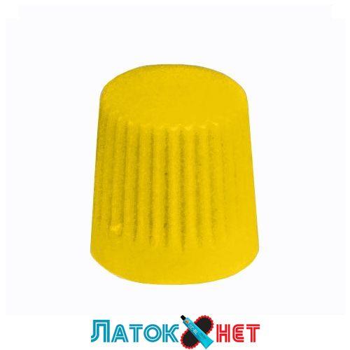 Пластиковий ковпачок для вентилів жовтий