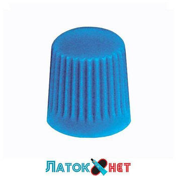 Ковпачок пластиковий для вентилів синій