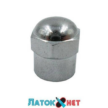 Ковпачок для вентилів хромований металевий TR-414