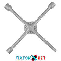 Ключ балонный крестовой 17мм x 19мм x 22мм x 1/2 HT-1602 Intertool усиленный 355мм