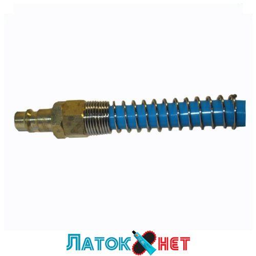 Шланг повітряний ПВХ спіральний зі швидкорознімним з'єднанням 8х12мм 10 м AHC48-J Airkraft Італія, фото 1