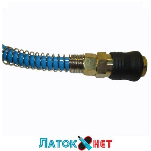 Шланг повітряний ПВХ спіральний з швидкороз'ємним з'єднанням Profi 8х12мм 20м AHC48-L Airkraft Італія