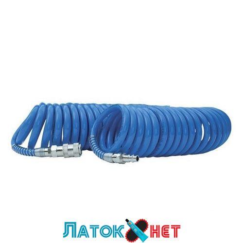 Шланг спіральний поліуретановий 8 x 12 мм 15 мм з б/с PT-1717 Intertool, фото 1