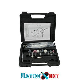 Зачистная машинка пневматическая + комплект шлифовальных камней TP