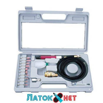 Зачисна машинка мікропневматична з комплектом шліфувальних каменів AT-010K Airkraft